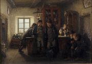 Farmers in a Barrelhouse HOFFMANN, Hans